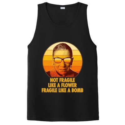 Ruth Bader Ginsburg Fragile Like A Bomb Tribute  PosiCharge Competitor Tank