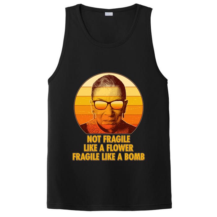Ruth Bader Ginsburg Fragile Like A Bomb Tribute  PosiCharge Competitor Tank