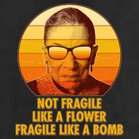 Ruth Bader Ginsburg Fragile Like A Bomb Tribute  Trucker Hat