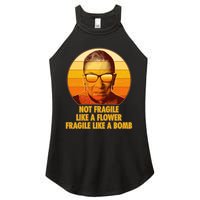 Ruth Bader Ginsburg Fragile Like A Bomb Tribute  Women's Perfect Tri Rocker Tank