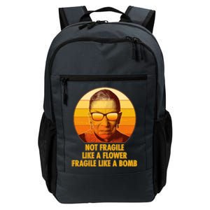 Ruth Bader Ginsburg Fragile Like A Bomb Tribute  Daily Commute Backpack