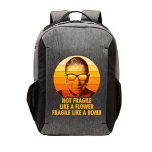 Ruth Bader Ginsburg Fragile Like A Bomb Tribute  Vector Backpack