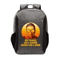 Ruth Bader Ginsburg Fragile Like A Bomb Tribute  Vector Backpack