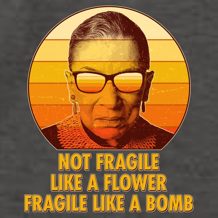 Ruth Bader Ginsburg Fragile Like A Bomb Tribute  Vector Backpack