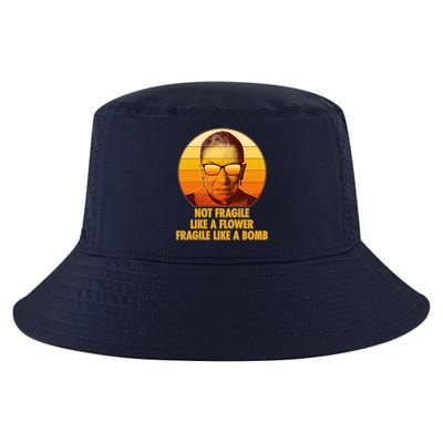 Ruth Bader Ginsburg Fragile Like A Bomb Tribute  Cool Comfort Performance Bucket Hat