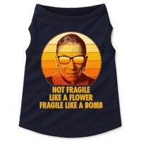 Ruth Bader Ginsburg Fragile Like A Bomb Tribute  Doggie Tank