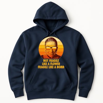 Ruth Bader Ginsburg Fragile Like A Bomb Tribute  Hoodie