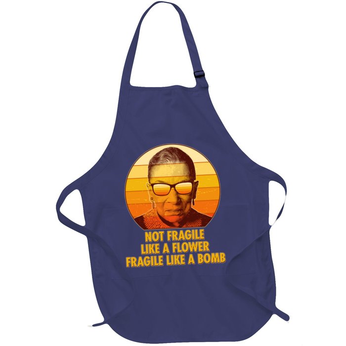 Ruth Bader Ginsburg Fragile Like A Bomb Tribute  Apron