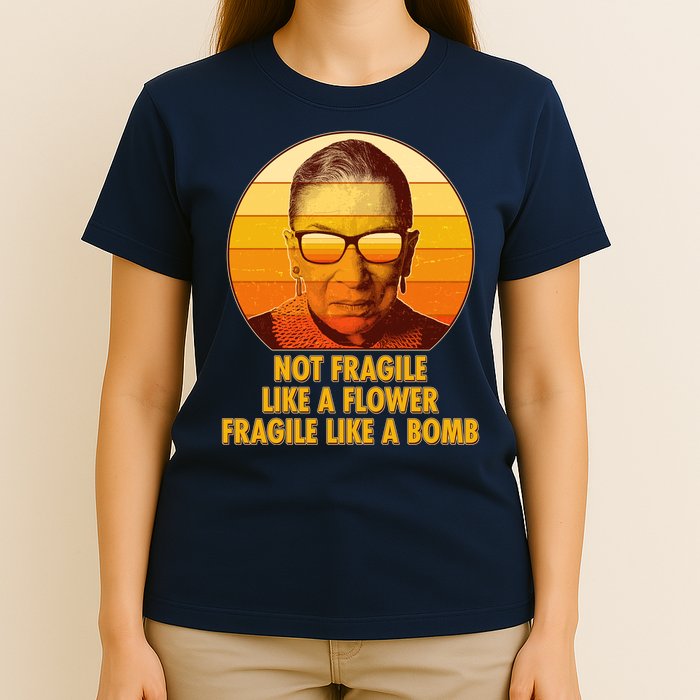 Ruth Bader Ginsburg Fragile Like A Bomb Tribute  T-Shirt