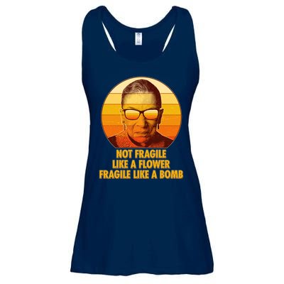 Ruth Bader Ginsburg Fragile Like A Bomb Tribute  Ladies Essential Flowy Tank