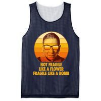 Ruth Bader Ginsburg Fragile Like A Bomb Tribute  Mesh Reversible Basketball Jersey Tank