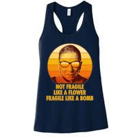 Ruth Bader Ginsburg Fragile Like A Bomb Tribute  Womens Tank Top