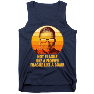 Ruth Bader Ginsburg Fragile Like A Bomb Tribute  Tank Top