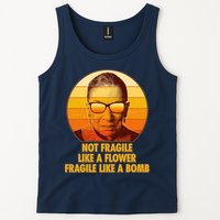 Ruth Bader Ginsburg Fragile Like A Bomb Tribute  Tank Top