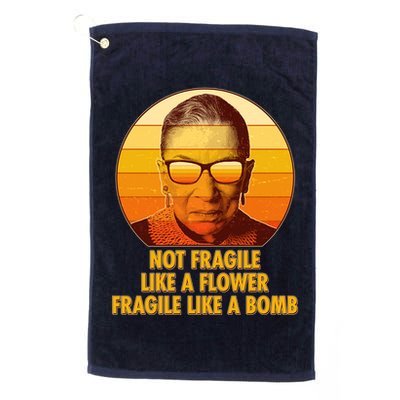 Ruth Bader Ginsburg Fragile Like A Bomb Tribute  Golf Towel