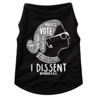 Ruth Bader Ginsburg I Dissent Notorious RBG Tribute Quotes Doggie Tank