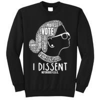 Ruth Bader Ginsburg I Dissent Notorious RBG Tribute Quotes Sweatshirt