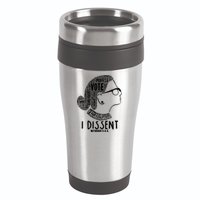 Ruth Bader Ginsburg I Dissent Notorious RBG Tribute Quotes 16oz Travel Tumbler