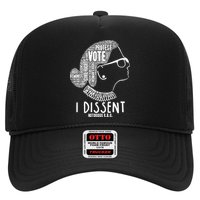 Ruth Bader Ginsburg I Dissent Notorious RBG Tribute Quotes Hat