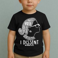 Ruth Bader Ginsburg I Dissent Notorious RBG Tribute Quotes Toddler T-Shirt