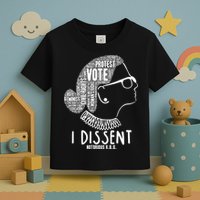 Ruth Bader Ginsburg I Dissent Notorious RBG Tribute Quotes Toddler T-Shirt