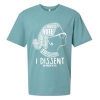 Ruth Bader Ginsburg I Dissent Notorious RBG Tribute Quotes Sueded Cloud Jersey T-Shirt