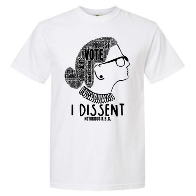 Ruth Bader Ginsburg I Dissent Notorious RBG Tribute Quotes Garment-Dyed Heavyweight T-Shirt