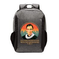Ruth Bader Ginsburg Injustice Oppressors RBG Quote Vector Backpack