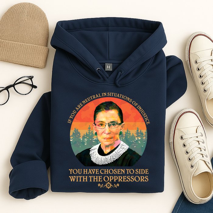 Ruth Bader Ginsburg Injustice Oppressors RBG Quote Hoodie