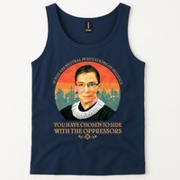 Ruth Bader Ginsburg Injustice Oppressors RBG Quote Tank Top