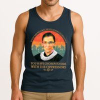 Ruth Bader Ginsburg Injustice Oppressors RBG Quote Tank Top