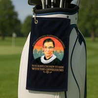 Ruth Bader Ginsburg Injustice Oppressors RBG Quote Golf Towel