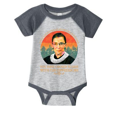 Ruth Bader Ginsburg Injustice Oppressors RBG Quote Infant Baby Jersey Bodysuit