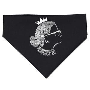 Ruth Bader Ginsburg Notorious RBG Quotes USA-Made Doggie Bandana