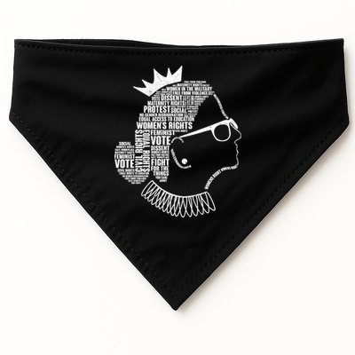 Ruth Bader Ginsburg Notorious RBG Quotes USA-Made Doggie Bandana