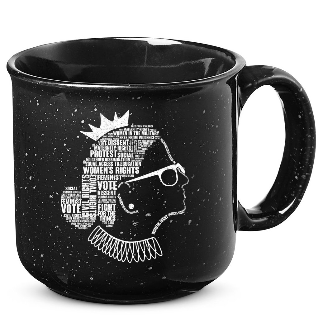 Ruth Bader Ginsburg Notorious RBG Quotes 15oz Campfire Ceramic Mug