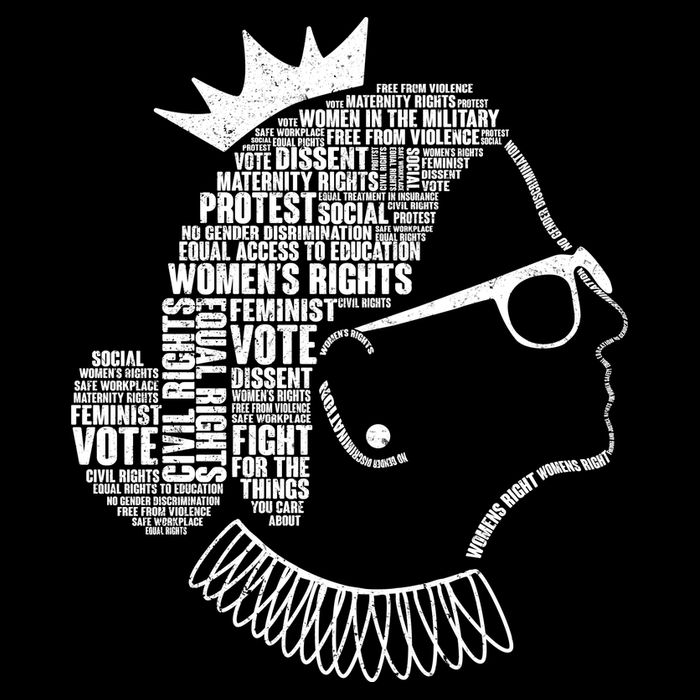Ruth Bader Ginsburg Notorious RBG Quotes Drawstring Bag