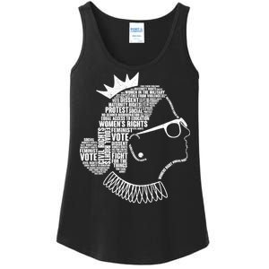 Ruth Bader Ginsburg Notorious RBG Quotes Ladies Essential Tank