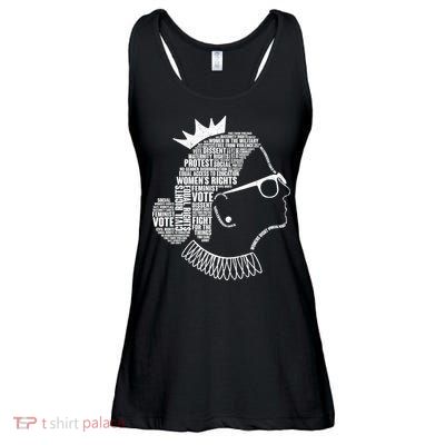 Ruth Bader Ginsburg Notorious RBG Quotes Ladies Essential Flowy Tank