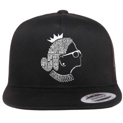 Ruth Bader Ginsburg Notorious RBG Quotes Flatbill Hat