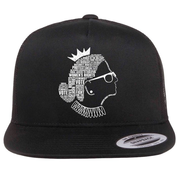 Ruth Bader Ginsburg Notorious RBG Quotes Flatbill Hat