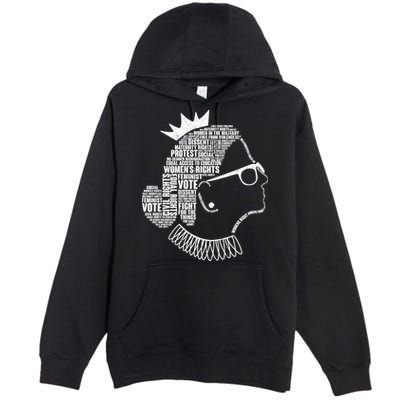 Ruth Bader Ginsburg Notorious RBG Quotes Premium Pullover Hoodie