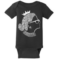 Ruth Bader Ginsburg Notorious RBG Quotes Baby Bodysuit