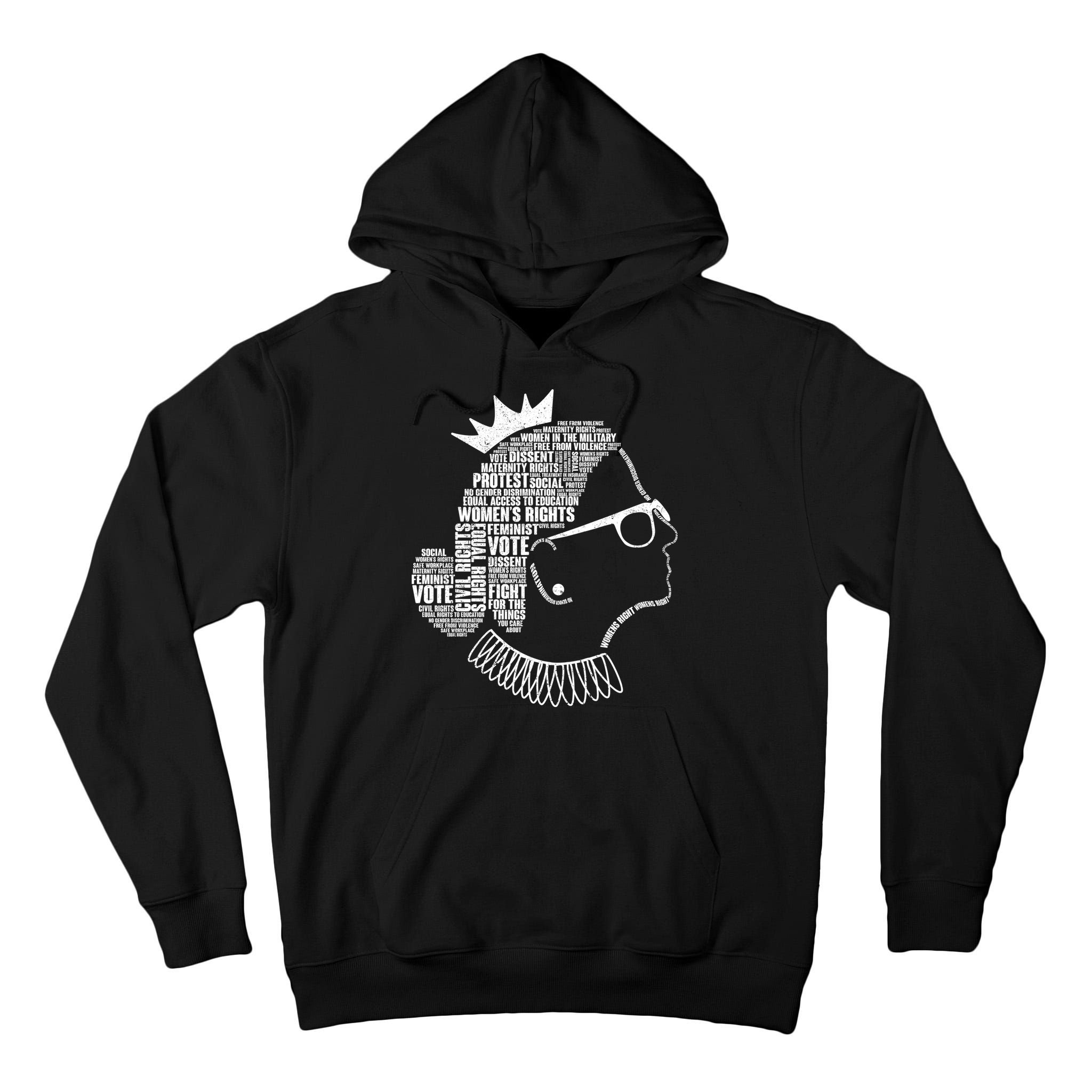 Ruth Bader Ginsburg Notorious RBG Quotes Tall Hoodie