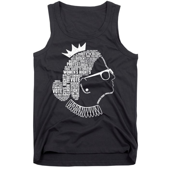 Ruth Bader Ginsburg Notorious RBG Quotes Tank Top