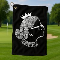 Ruth Bader Ginsburg Notorious RBG Quotes Golf Towel