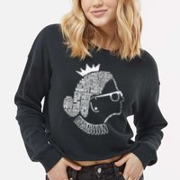 Ruth Bader Ginsburg Notorious RBG Quotes Cropped Pullover Crew
