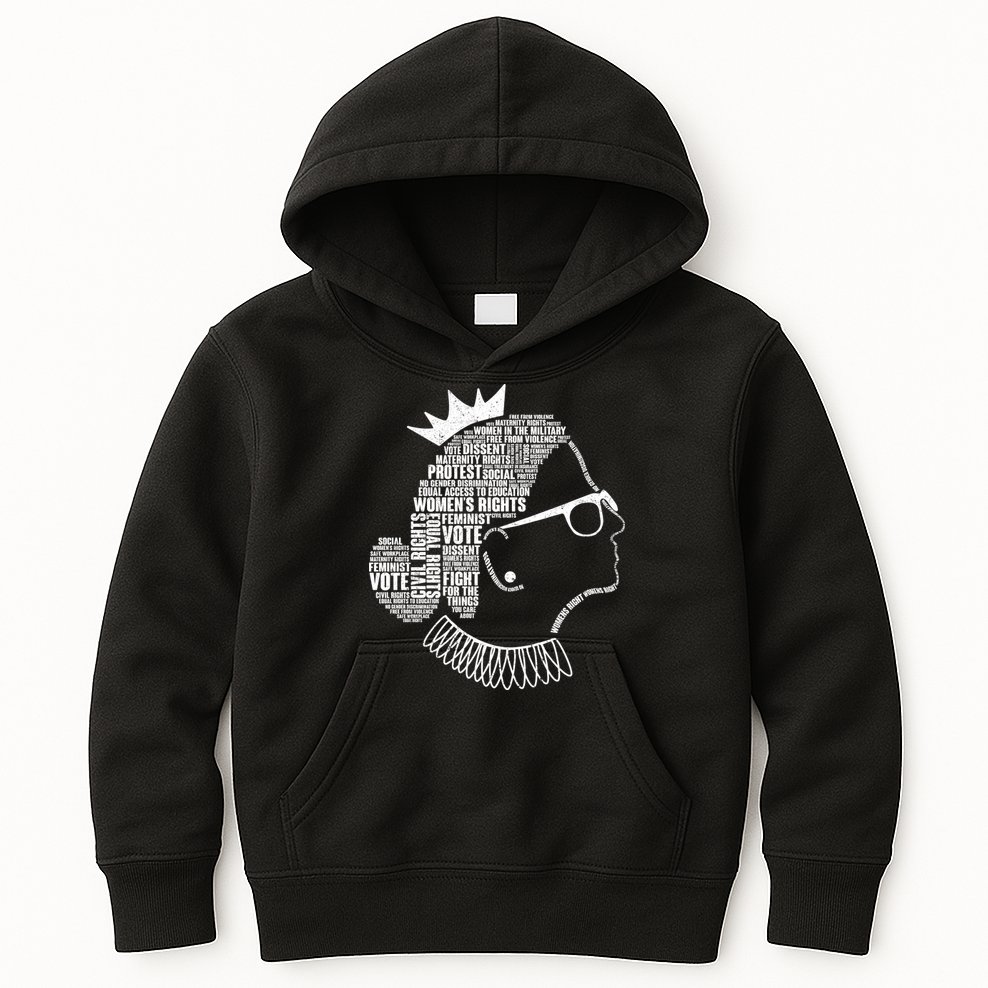 Ruth Bader Ginsburg Notorious RBG Quotes Kids Hoodie