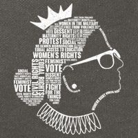 Ruth Bader Ginsburg Notorious RBG Quotes Cotton Canvas Backpack