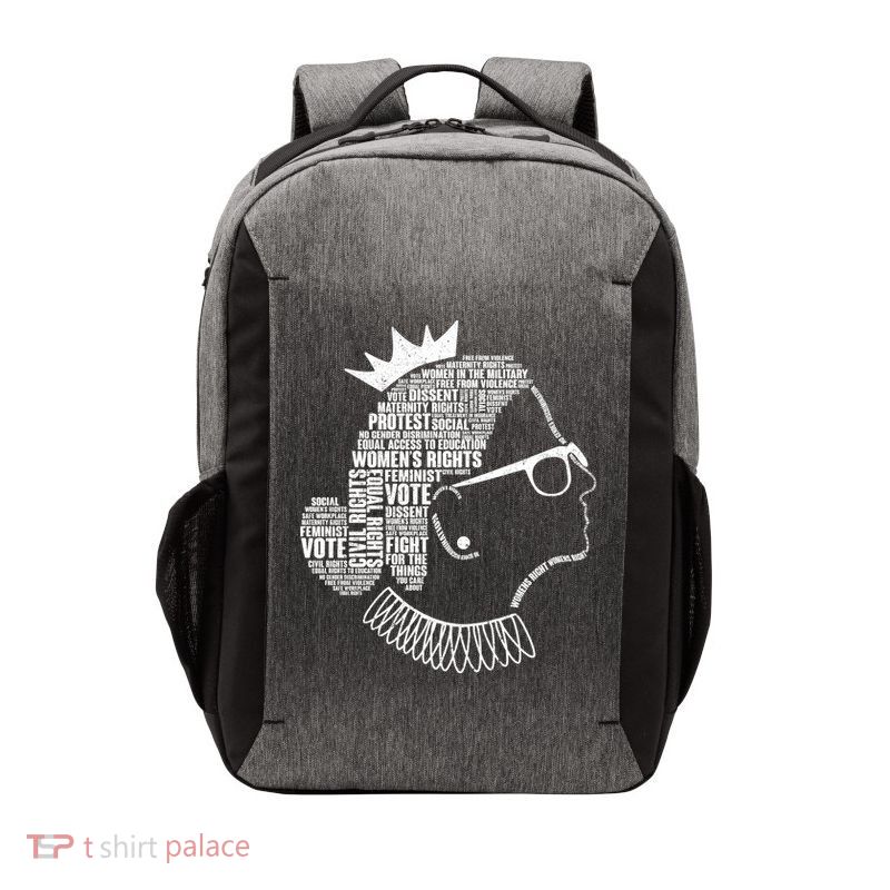Ruth Bader Ginsburg Notorious RBG Quotes Vector Backpack